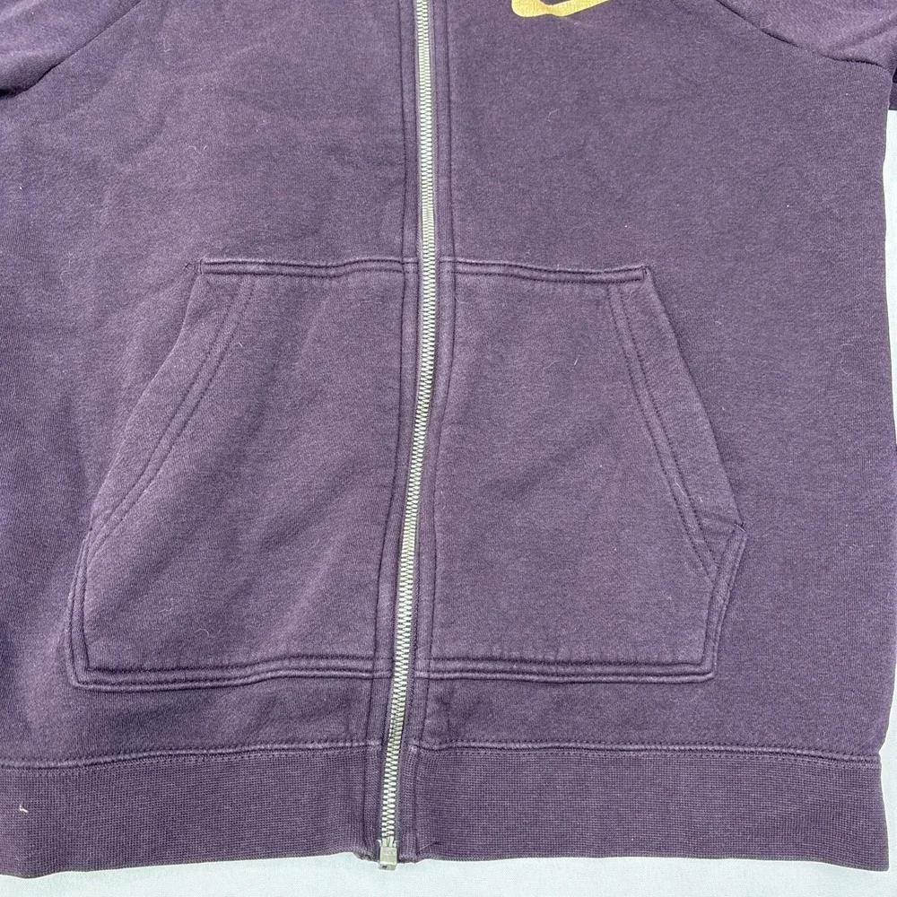 Nike Sportswear Tech Fleece Full Zip Hoodie Woman's Small Purple Zip Pocket